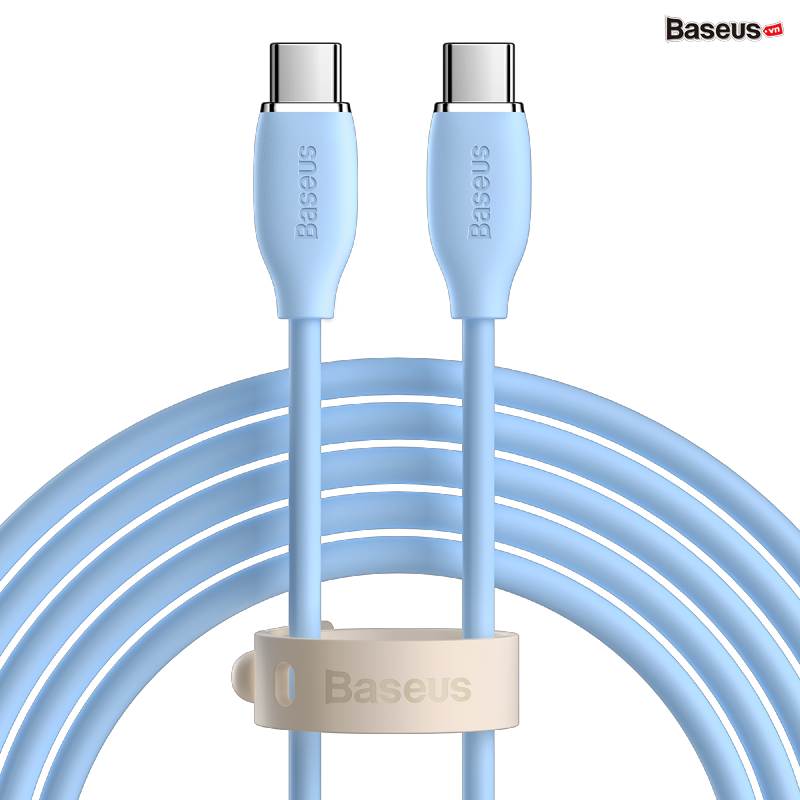 Cáp Sạc Nhanh Type-C to Type-C 100W Baseus Jelly Liquid Silica Gel Fast Charging Data Cable