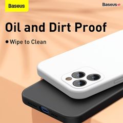 Ốp lưng chống bám bẩn cho iPhone 12 Series Baseus Liquid Silica Gel Protective Case (New Generation Silicone, Dirt Prevention Case)