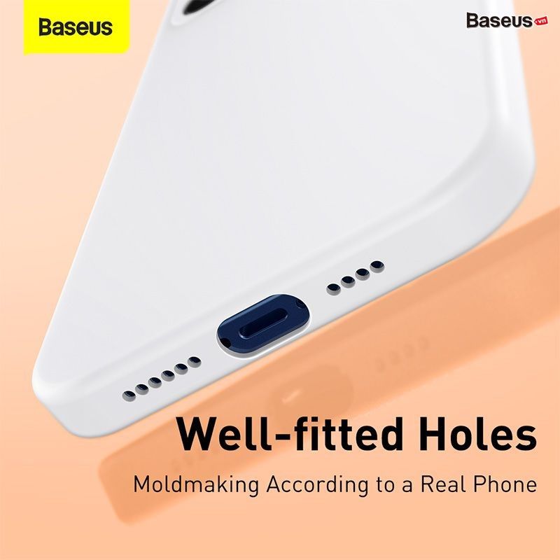 Ốp lưng chống bám bẩn cho iPhone 12 Series Baseus Liquid Silica Gel Protective Case (New Generation Silicone, Dirt Prevention Case)