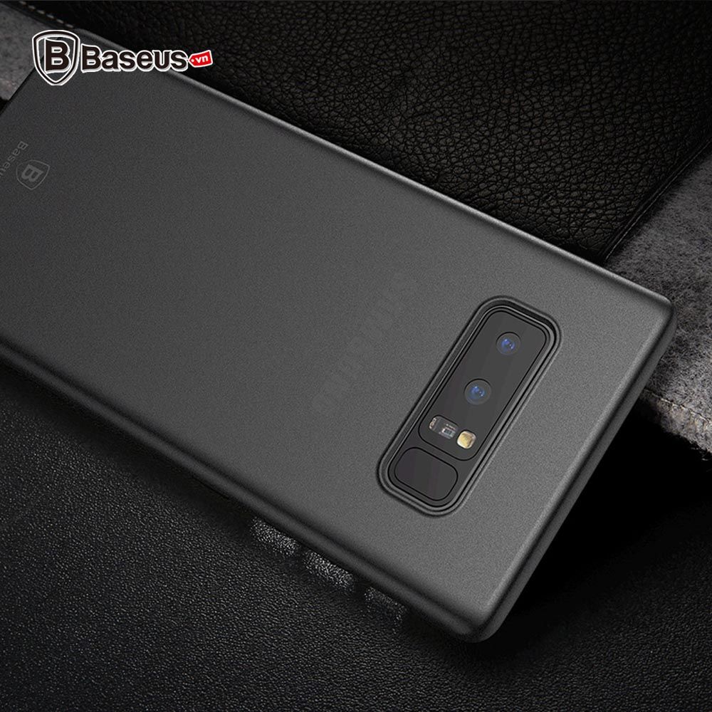 Ốp lưng Siêu mỏng, Chống bám vân tay Baseus Wing Case LV167 cho Samsung Galaxy Note 8 ( 0.45mm Ultra Thin Hard Plastic Wing Case)