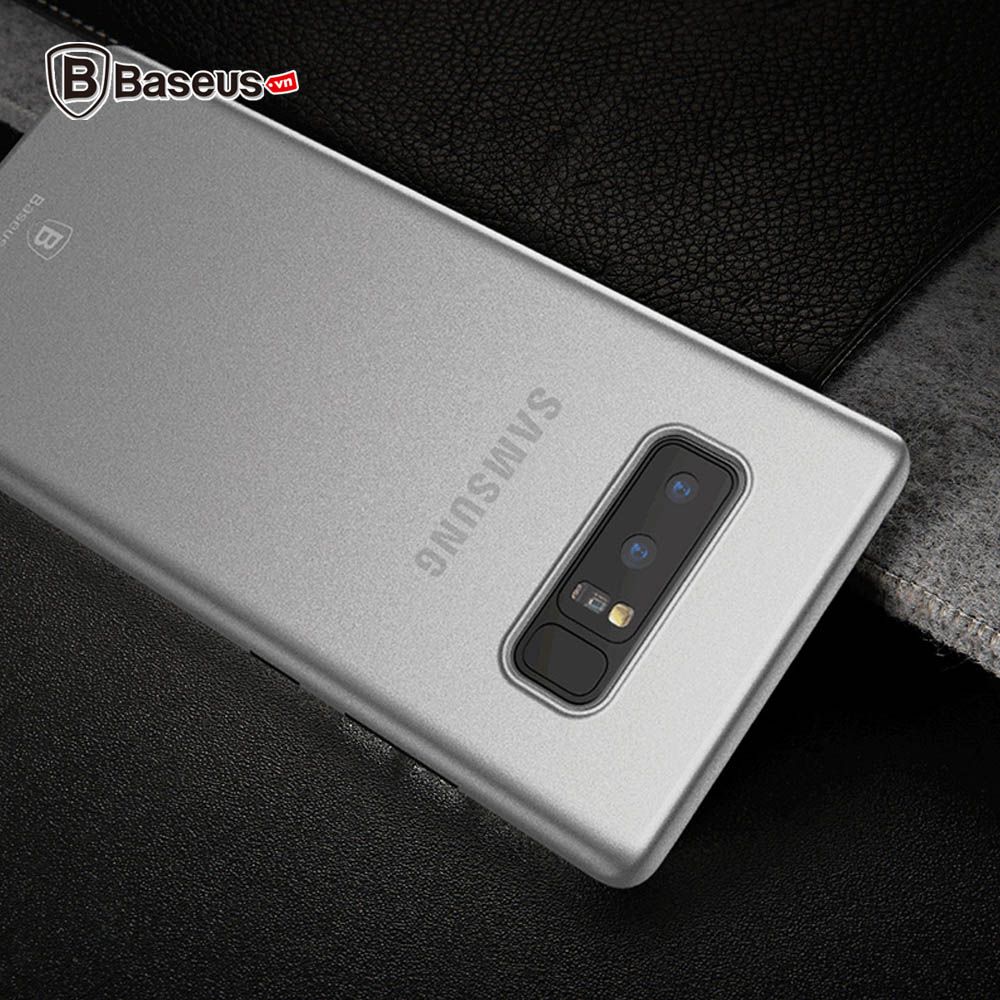 Ốp lưng Siêu mỏng, Chống bám vân tay Baseus Wing Case LV167 cho Samsung Galaxy Note 8 ( 0.45mm Ultra Thin Hard Plastic Wing Case)