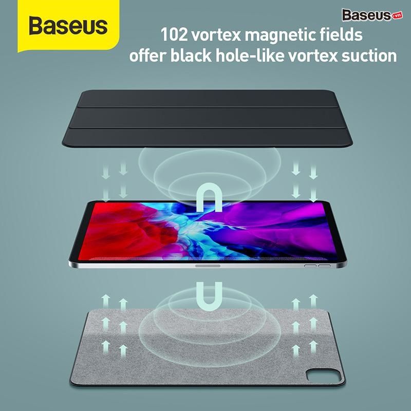 Bao da nam châm Baseus Simplism Magnetic Leather Case dùng cho iPad Pro 2018/2020 (11 inch /12.9 inch, Magnetic Smart Case)