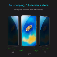 Kính cường lực 3D chống nhìn trộm Baseus Anti Peeping cho Huawei Mate 20 (0.3mm, 3D Anti Peeping Tempered Glass Film)