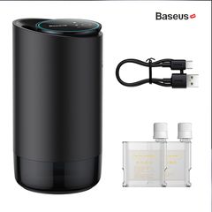 Máy Khuếch Tán Nước Hoa Khô Baseus Wisdom Car Smart Dual-port Atomized Aromatherapy Diffuser (Cup Holder Version)