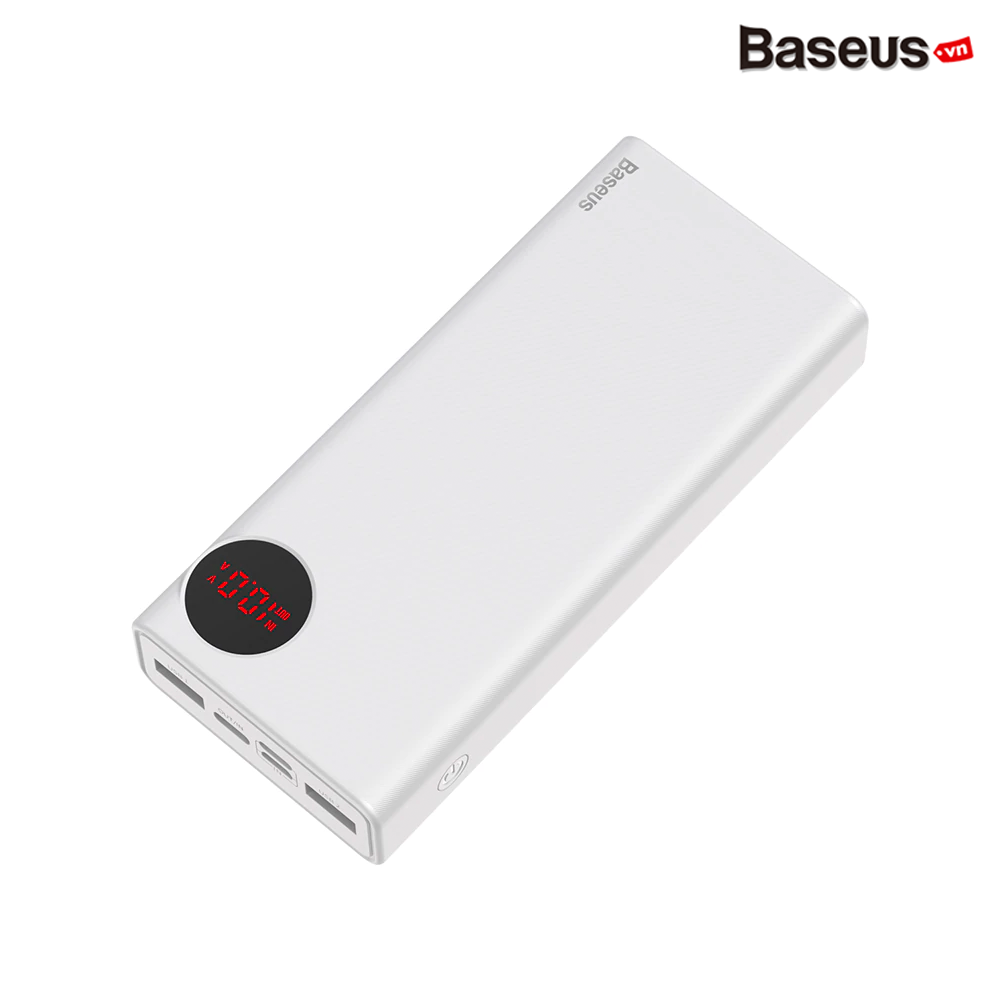 Pin dự phòng sạc nhanh Baseus Mulight PD/QC 3.0 Quick Charge cho Smartphone/ Tablet/ Macbook ( 20000mAh / 30000mAh, 18W / 33W PD & QC3.0 , 4*Port USB+ Type C in/out, LED Display)