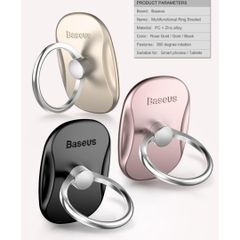 Nhẫn đeo tay chống đánh rơi điện thoại Baseus Multifunctional Ring Bracket (Kim loại cao cấp, Xoay 360 độ)
