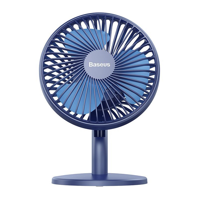 Quạt mini để bàn Baseus Ocean Fan (Pin sạc 2000mAh, 3 mức tốc độ - Mini USB Rechargeable Air Cooling Fan Clip Desk Fan)