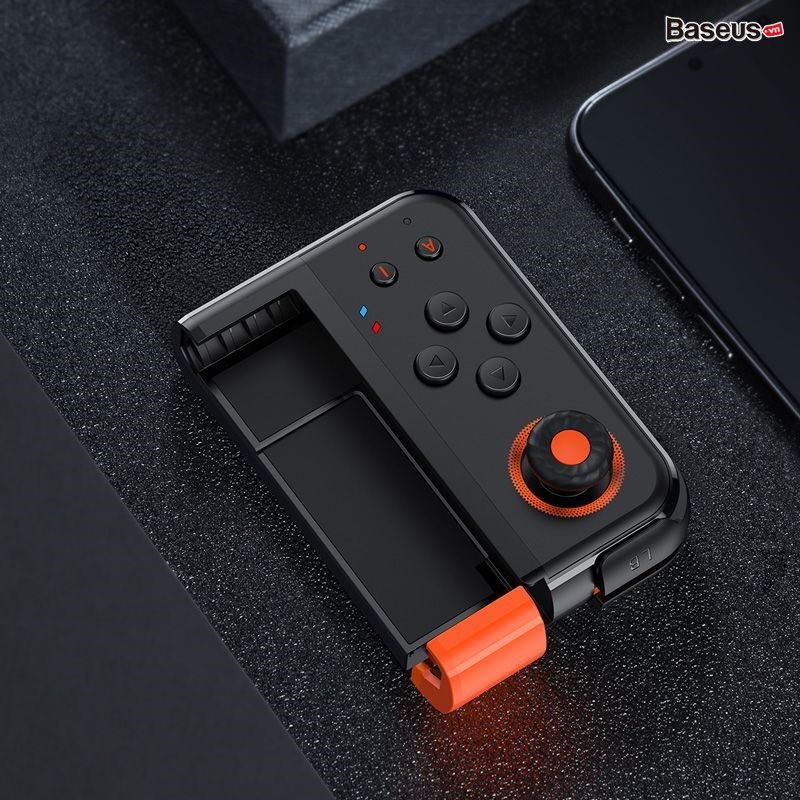 Tay cầm chơi Game 1 tay Baseus GAMO  GA05 Mobile Game One-Handed (7 keys Programmable,Bluetooth 4.0, Portable  )