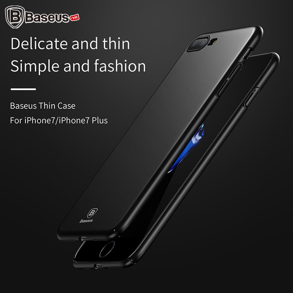 Ốp lưng Baseus Thin Case LV168 cho iPhone 7/ 8 / Plus ( Ultra Thin Hard Plastic Matte Case)