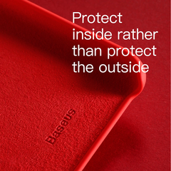 Ốp lưng Silicone lót vải nhung chống trầy xước Baseus Original LSR Case cho iPhone XS/ XR/ XS Max