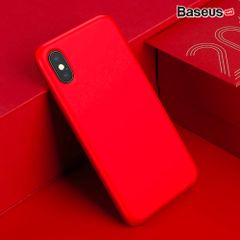 Ốp lưng Silicone lót vải nhung chống trầy xước Baseus Original LSR Case cho iPhone XS/ XR/ XS Max