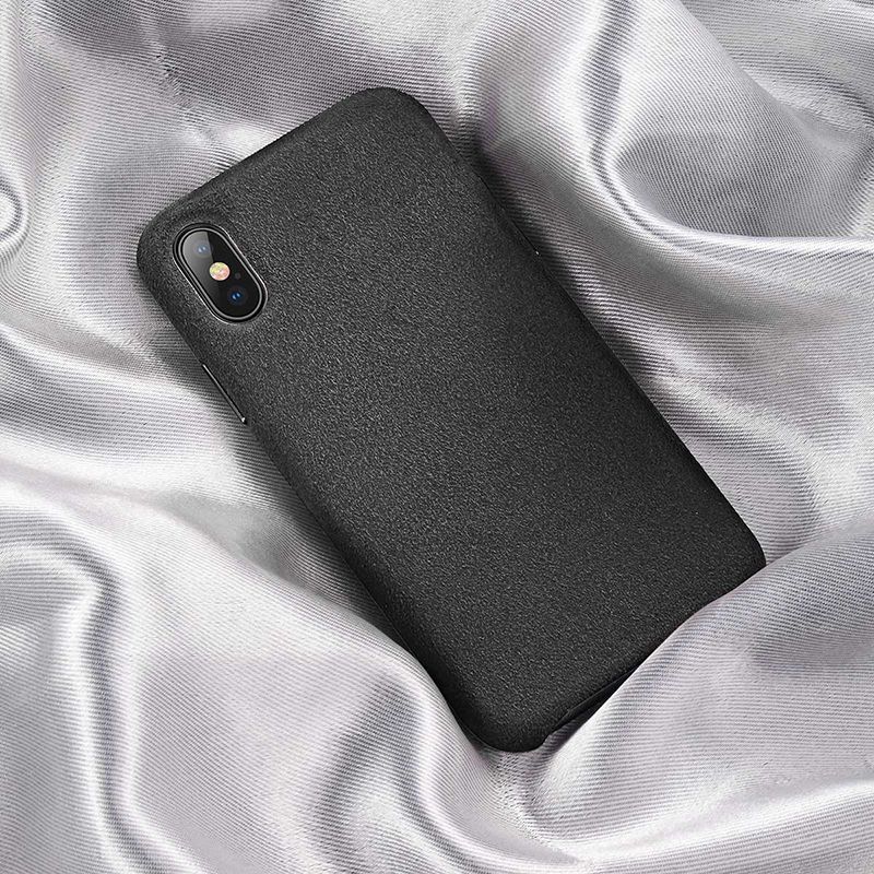 Ốp lưng bọc vải siêu mịn, chống trầy xước Baseus Original Super Fiber Case cho iPhone X/ XS/ XS Max (New Model)