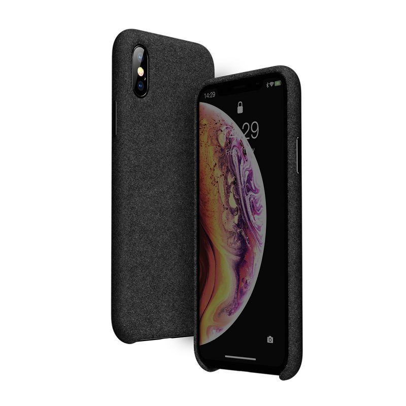 Ốp lưng bọc vải siêu mịn, chống trầy xước Baseus Original Super Fiber Case cho iPhone X/ XS/ XS Max (New Model)