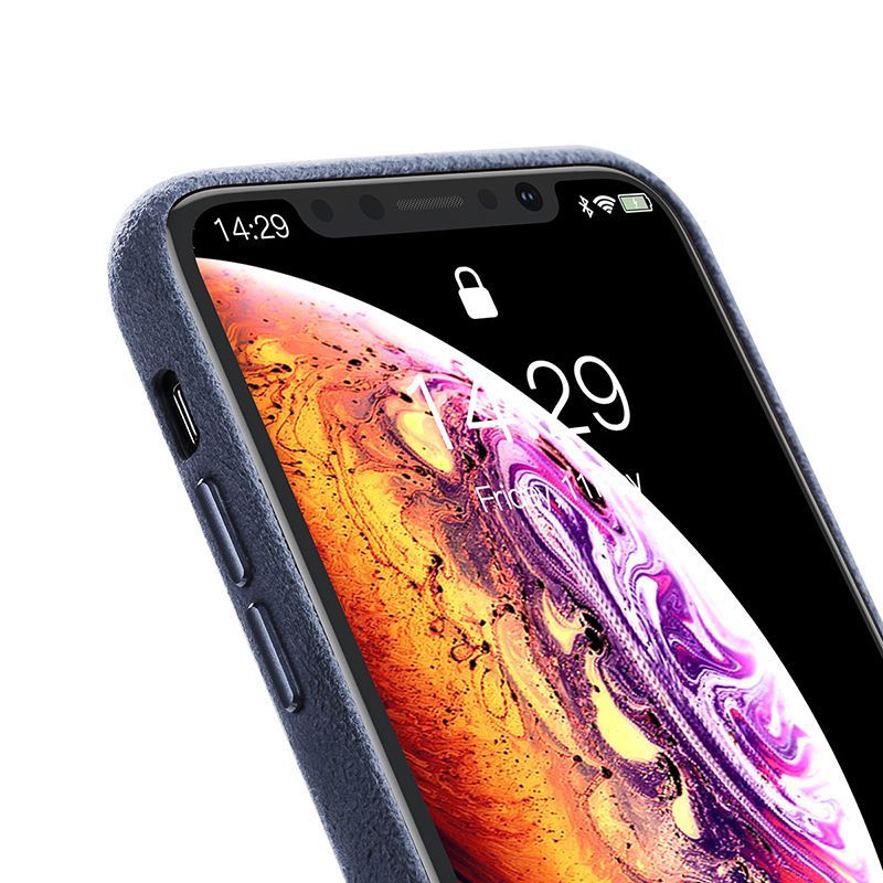 Ốp lưng bọc vải siêu mịn, chống trầy xước Baseus Original Super Fiber Case cho iPhone X/ XS/ XS Max (New Model)