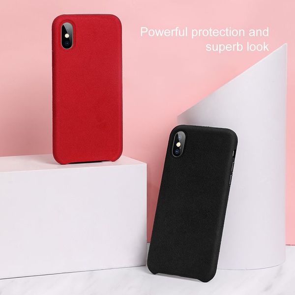 Ốp lưng bọc vải siêu mịn, chống trầy xước Baseus Original Super Fiber Case cho iPhone X/ XS/ XS Max (New Model)