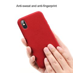 Ốp lưng bọc vải siêu mịn, chống trầy xước Baseus Original Super Fiber Case cho iPhone X/ XS/ XS Max (New Model)