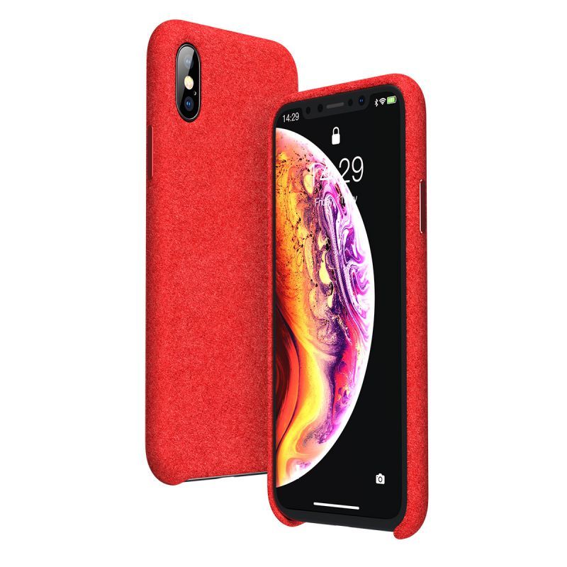 Ốp lưng bọc vải siêu mịn, chống trầy xước Baseus Original Super Fiber Case cho iPhone X/ XS/ XS Max (New Model)