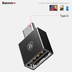 Đầu chuyển OTG USB Type C sang USB Full size Baseus (TYPE C Male to USB Female Cable Adapter Converter)