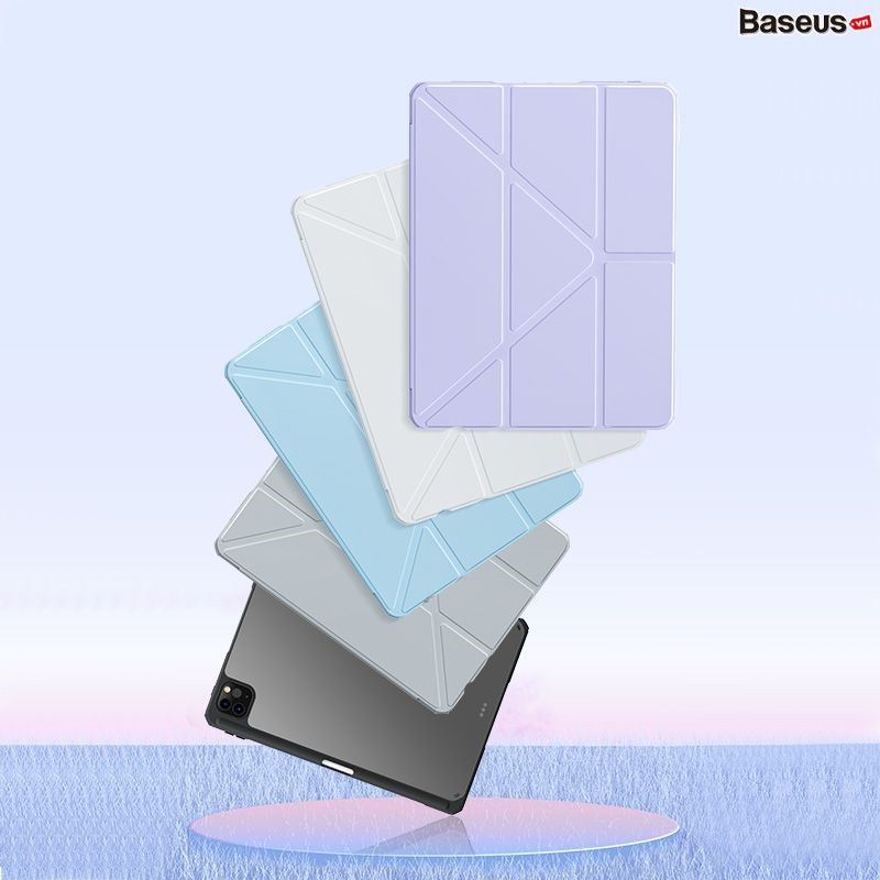 Bao Da iPad Baseus Minimalist Series Protective Case Cho iPad Mini/Air/Pro (Mặt lưng trong suốt, Smart Cover)