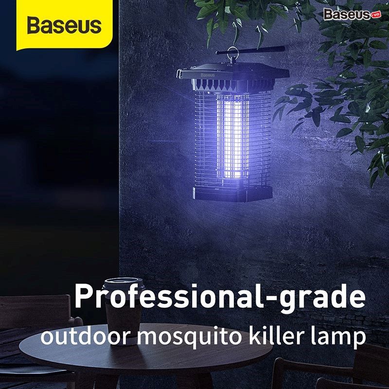 Đèn Bắt Muỗi Và Côn Trùng Ngoài Trời Baseus Pavilion Courtyard Mosquito Killer (365nm, IPX4, UV Light Mosquito Killer Lamp)