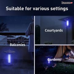 Đèn Bắt Muỗi Và Côn Trùng Ngoài Trời Baseus Pavilion Courtyard Mosquito Killer (365nm, IPX4, UV Light Mosquito Killer Lamp)