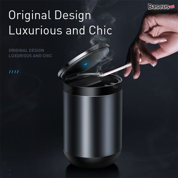 Gạt tàn thuốc mini cao cấp dùng cho xe ô tô Baseus Premium Car Ashtray