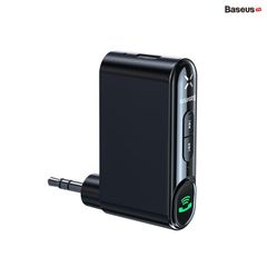 Bộ Bluetooth Receiver dùng cho xe hơi Baseus Qiyin AUX ( Car AUX 3.5mm Bluetooth Receiver/ Adapter)