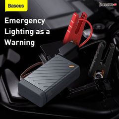 Kích bình ô tô thế hệ mới Baseus Reboost Jump Starter  tích hợp bộ chuyển đổi DC to AC 220V/50Hz (with Portable Energy Storage Power Supply AC 220V/50Hz - 100W)