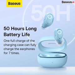 Tai Nghe Không Dây Baseus Bowie WM02 Plus True Wireless Earphones (Bluetooth V5.3, 50h sử dụng, Kích thước nhỏ gọn, Thời Trang, APP Control)