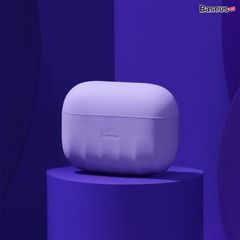 Case chống sốc cho Airpods Pro Baseus Shell Pattern Case (Soft TPU, Oil stain and Fingerprint Silica Gel)