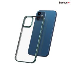 Ốp lưng Silicone dẻo trong suốt viền si màu Baseus Shining Case cho iPhone 12 Series (Soft TPU Silicone, Super Clear Case)