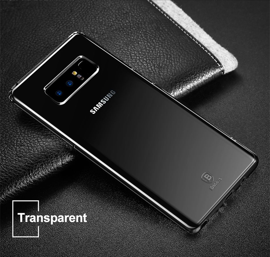 Ốp lưng Silicone trong suốt chống bụi Baseus Simple Case cho Samsung Galaxy Note 8 ( Soft Silicone, Dirt-resistant Case)