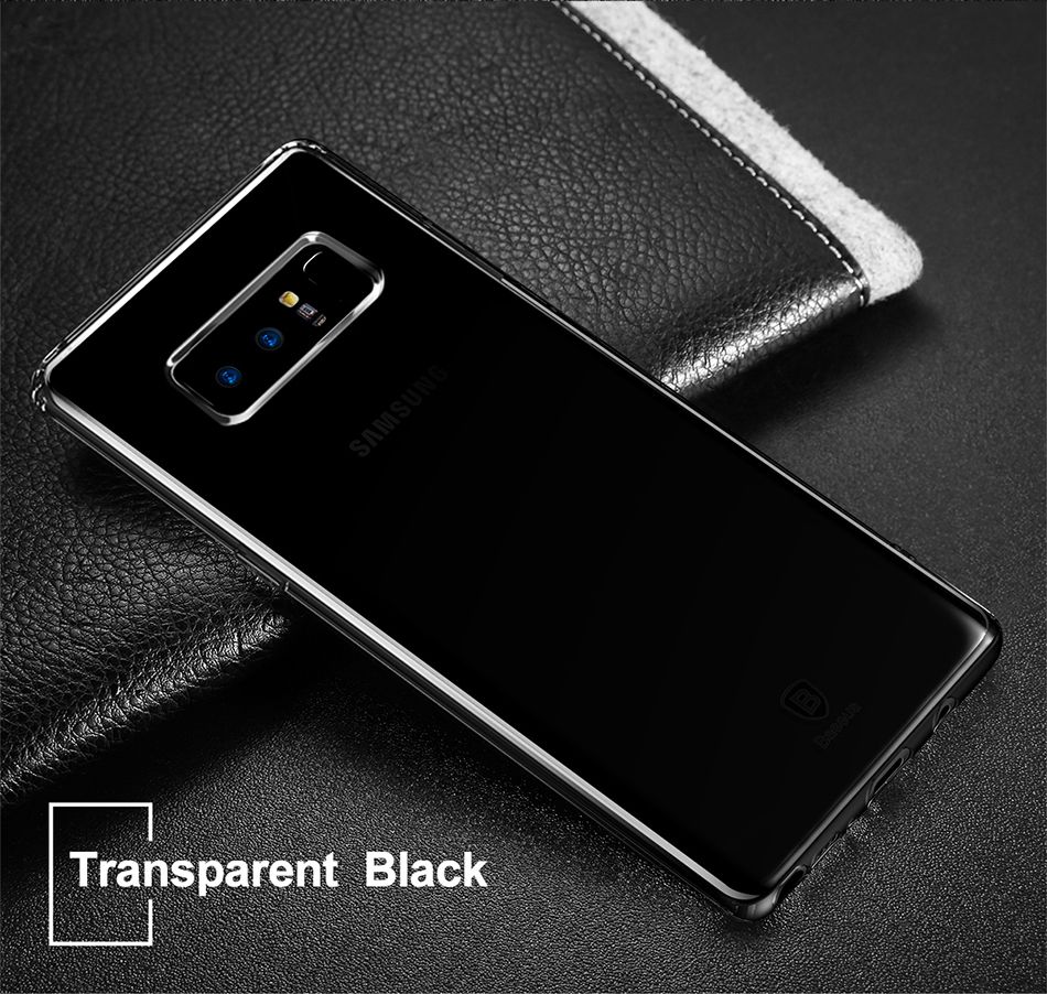 Ốp lưng Silicone trong suốt chống bụi Baseus Simple Case cho Samsung Galaxy Note 8 ( Soft Silicone, Dirt-resistant Case)