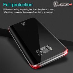 Ốp lưng Silicone trong suốt chống bụi Baseus Simple Case cho Samsung Galaxy S8/ S8 Plus ( Soft Silicone, Dirt-resistant Case)