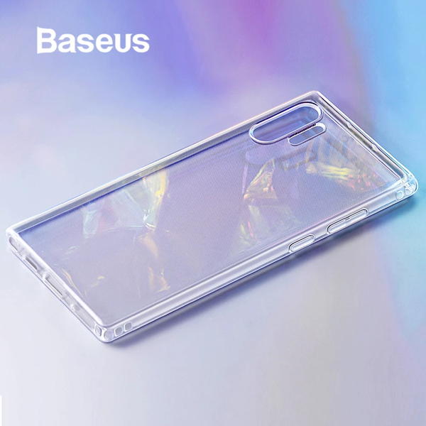 Ốp lưng Silicone chống sốc Baseus Simple Series Clear Case dùng cho Samsung Galaxy Note10/ 10 Plus ( Anti-fall, Transparent Soft TPU Case)