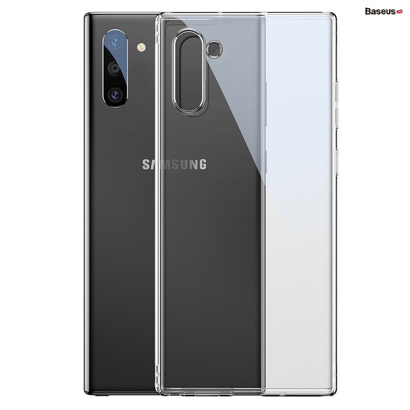 Ốp lưng Silicone chống sốc Baseus Simple Series Clear Case dùng cho Samsung Galaxy Note10/ 10 Plus ( Anti-fall, Transparent Soft TPU Case)