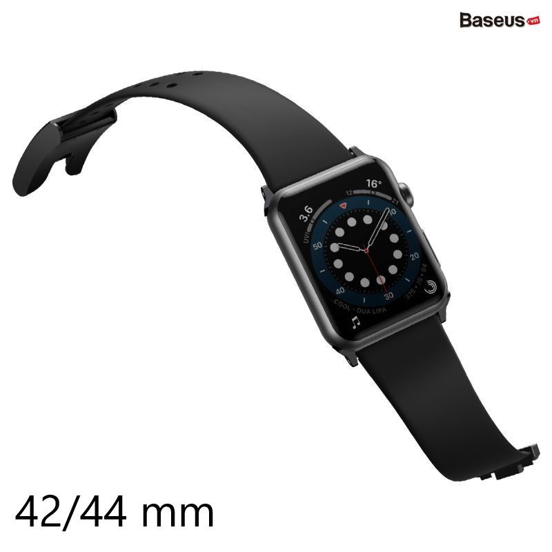 Dây đeo cao cấp Baseus Slip-Thru Watch Band dùng cho Apple Watch Series 3/4/5/6/SE (Khoá chống giật thông minh)