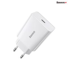 Củ sạc nhanh Type C Baseus Speed Mini Quick Charger 1C 20W (1 Port Type C, PD/QC/FCP Multi Quick Charge Protocal Support)