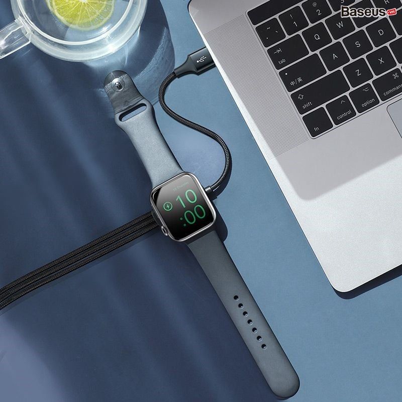 Cáp sạc 3 đầu tích hợp sạc không dây cho Apple Watch Baseus Star Ring Series 4 in 1 Wireless Charging Cable ( USB Type A to USB Type C/ Micro USB/ Lightning With Apple Watch charger)