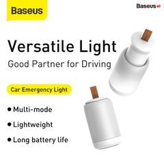 Đèn mini pin sạc tiện dụng Baseus starlit Night Car Emergency Light (500mAh Rechargeable, 4 Light Mode, Magnetic Holder)