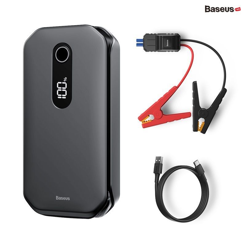 Bộ kích bình dùng cho xe hơi Baseus Super Energy Pro Car Jump Starter (5V/3A, 3in1, 12,000mAh Power Bank, Peak current 1000A)