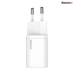 Bộ sạc nhanh, nhỏ gọn Baseus Super Si Quick Charger 20W dùng cho iPhone 12/iP11/XS Max (Type C, 20W/18W, PD/QC3.0 Quick charger)