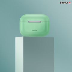 Bao Silicone siêu mỏng dùng cho Airpods Pro Baseus Super Thin Silica Gel Case (0.8mm, Oil stain and Fingerprint)