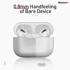 Bao Silicone siêu mỏng dùng cho Airpods Pro Baseus Super Thin Silica Gel Case (0.8mm, Oil stain and Fingerprint)