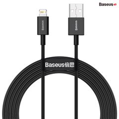Cáp sạc nhanh lightning Baseus Superior Series Fast Charging Data Cable cho iPhone/iPad (2.4A, 480Mbps, Fast charge, ABS/TPE Cable)