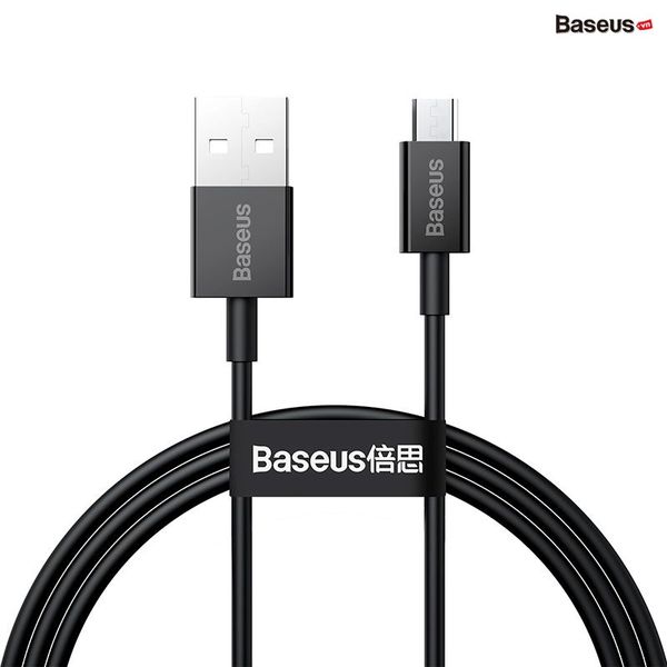 Cáp sạc nhanh Micro USB Baseus Superior Series Fast Charging Data Cable (2A, 480Mbps, USB to Micro USB, Quick Charging & Sync Data TPE Cable)