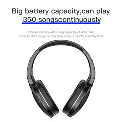 Tai nghe chụp tai không dây cao cấp Baseus Encok D02 Stereo (Bluetooth Wireless Hifi Surround Headphone)