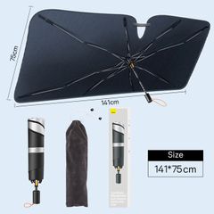 Dù Che Nắng Cửa Kính Trước Có Thể Xếp Lại Dùng Cho Xe Ô Tô Baseus CoolRide Windshield Sun Shade Umbrella Lite