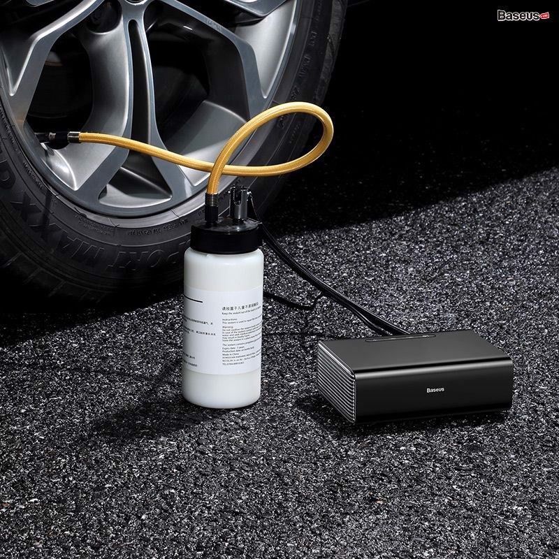 Máy bơm lốp xe hơi Mini LV571 Baseus Smart Inflator Pump (120W, DC 12V, Intelligent Tire Inflator Car Portable Air Compressor Pump)