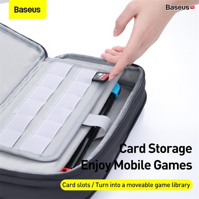 Túi phụ kiện chống sốc, đa năng Baseus Track Series Switch Storage Bag (chống trầy xước, chống sốc, chống thấm, có thể mở rộng diện tích lưu trữ)